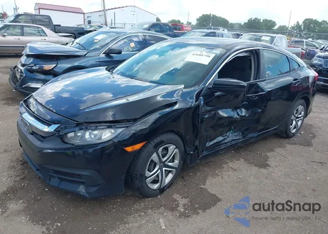 2018 Honda Civic Lx from USA, damaged, VIN 19XFC2F59JE040599